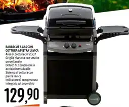 Emisfero Barbecue a gas con cottura a pietra lavica offerta