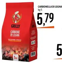 Emisfero Grilly carbonella di legna offerta