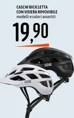 Emisfero Caschi bicicletta con visiera rimovibile offerta