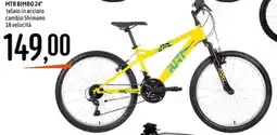 Emisfero MTB BIMBO 24" telaio in acciaio cambio offerta