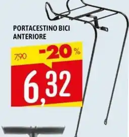 Emisfero Portacestino bici anteriore offerta