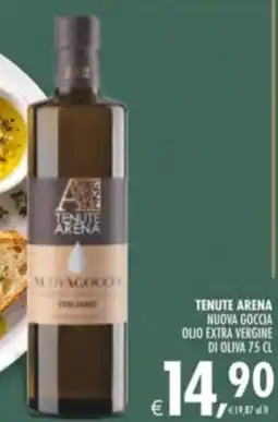Deco Supermercati Tenute arena nuova goccia olio extra vergine di oliva offerta