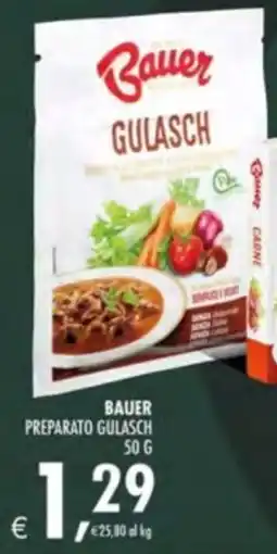 Deco Supermercati Bauer preparato gulasch offerta