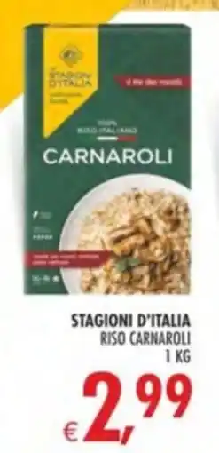 Deco Supermercati Stagioni d'italia riso carnaroli offerta