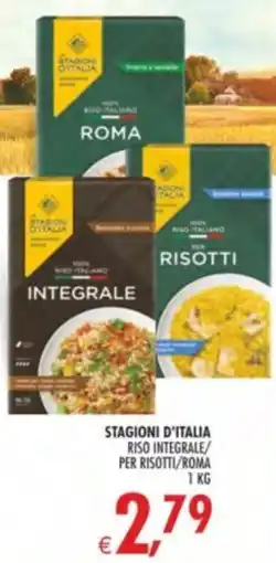 Deco Supermercati Stagioni d'italia riso integrale/ per risotti/roma offerta