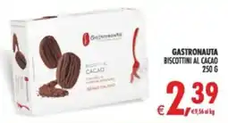 Deco Supermercati Gastronauta biscottini al cacao offerta