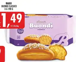 Deco Supermercati Bauli buondì classico x6 offerta
