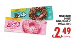 Deco Supermercati Cuorenero donuts cacao/fragola/ vaniglia offerta