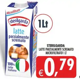Deco Supermercati Sterilgarda latte parzialmente scremato microfiltrato offerta