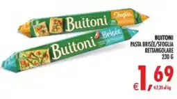 Deco Supermercati Buitoni pasta brisee/sfoglia rettangolare offerta