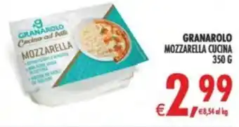 Deco Supermercati Granarolo mozzarella cucina offerta