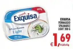 Deco Supermercati Exquisa formaggio spalmabile light offerta