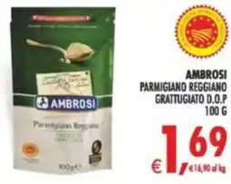 Deco Supermercati Ambrosi parmigiano reggiano grattugiato D.O.P offerta