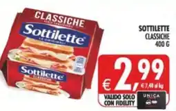 Deco Supermercati Sottilette classiche offerta