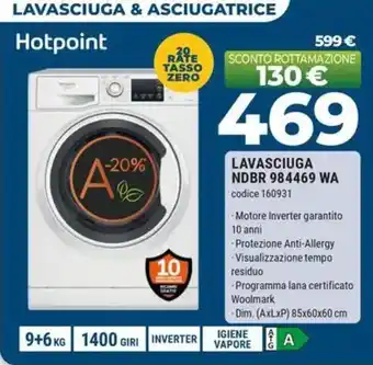 Hotpoint LAVASCIUGA NDBR 984469