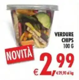 Deco Supermercati Verdure chips offerta