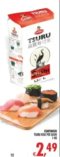 Deco Supermercati Curtiriso tsuru riso per sushi offerta