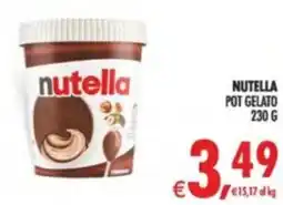 Deco Supermercati Nutella pot gelato offerta