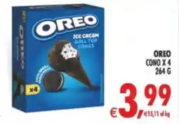 Deco Supermercati Oreo cono x4 offerta