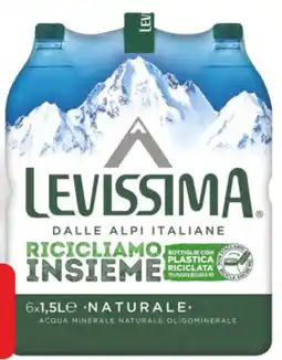 Deco Supermercati Levissima acqua naturale offerta