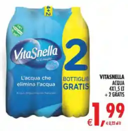 Deco Supermercati Vitasnella acqua offerta