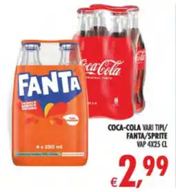 Deco Supermercati Coca-cola vari tipi/ fanta/sprite vap offerta