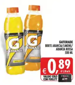 Deco Supermercati Gatorade bibite arancia/limone/ arancia rossa offerta