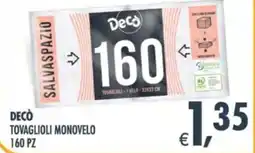 Deco Supermercati Decò tovaglioli monovelo offerta