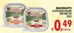 Deco Supermercati Migliorgatto le specialita italiane pate offerta