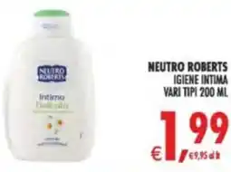 Deco Supermercati Neutro roberts igiene intima offerta