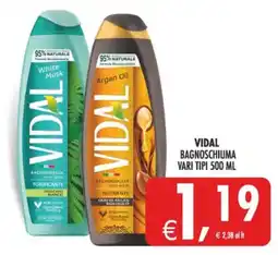 Deco Supermercati Vidal bagnoschiuma offerta