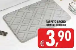 Deco Supermercati Tappeto bagno diamond 40x60 cm offerta