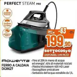 Expert Rowenta Ferro A Caldaia DG8627 offerta