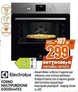 Expert Electrolux FORNO MULTIFUNZIONE EOD3S44TX2 offerta