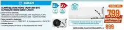 Expert BOSCH CLIMATIZZATORE MONO SPLIT 9.000 BTU CL7000IUSET26WE SERIE CLIMATE offerta