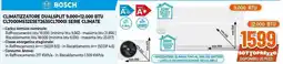 Expert BOSCH CLIMATIZZATORE DUALSPLIT 9.000+12.000 BTU CL7000M532ESET2635CL70001 SERIE CLIMATE offerta