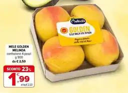 Iperal Mele golden MELINDA offerta