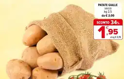 Iperal Patate gialle offerta