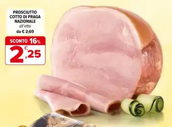 Iperal Prosciutto cotto di praga nazionale offerta