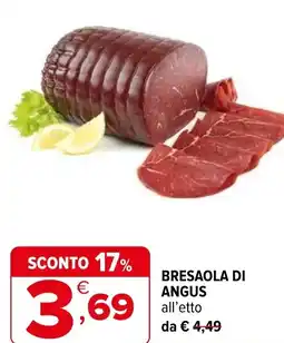Iperal Bresaola di angus offerta