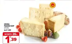 Iperal Grana padano DOP offerta