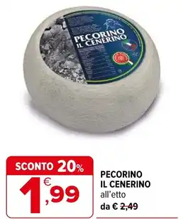 Iperal Pecorino il cenerino offerta