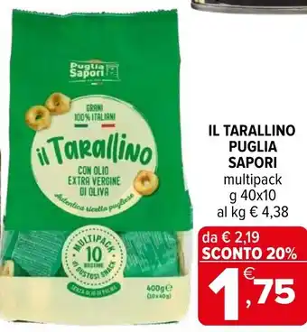 Iperal Il tarallino puglia SAPORI offerta