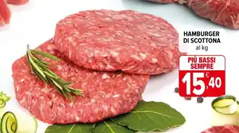 Iperal Hamburger di scottona offerta