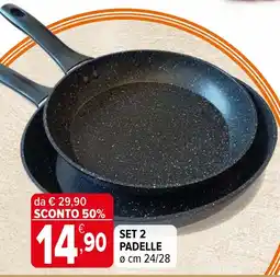 Iperal Set 2 padelle offerta