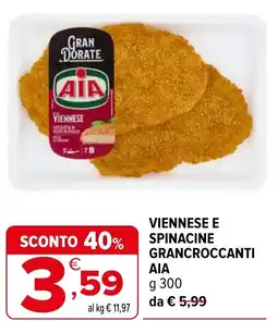Iperal Viennese e spinacine grancroccanti AIA offerta