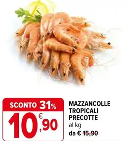 Iperal Mazzancolle tropicali precotte offerta