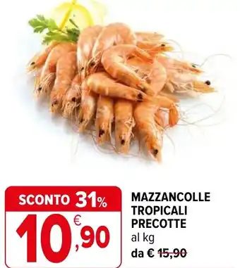 Iperal Mazzancolle tropicali precotte offerta