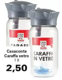 Alvama Casaconte Caraffa vetro offerta