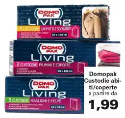 Alvama Domopak Custodie abiti/coperte offerta